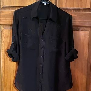 Express Portofino Button Up Blouse - Size S.